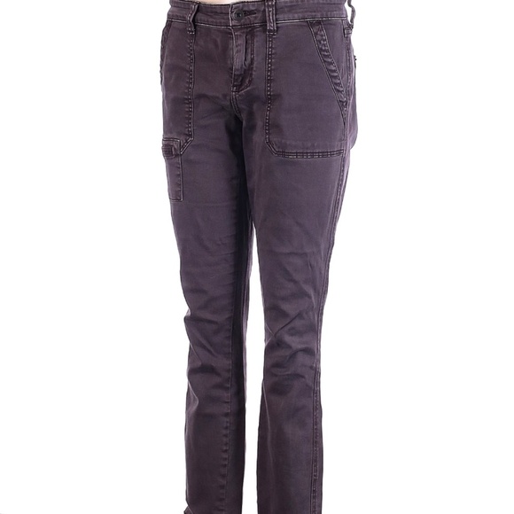 Anthropologie HEI Purple / Plum Low Rise Skinny Cargo Jeans - Size 31 - Picture 1 of 10
